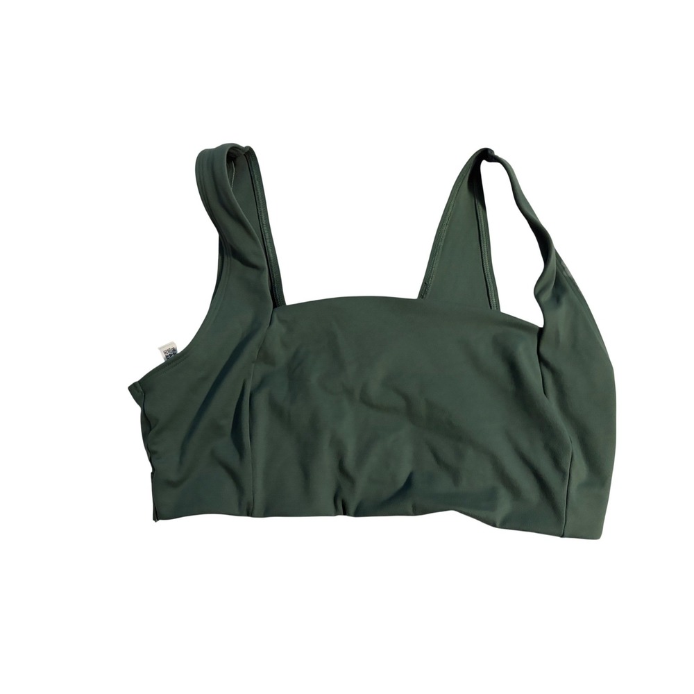 PINK Victoria's Secret Sports Bra Wireless Logo Band Sage Green XXL